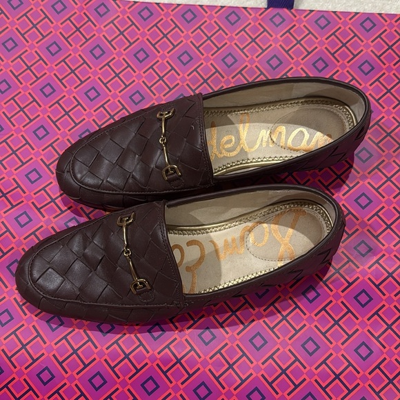 Sam Edelman Brown Quilted Loafers - Picture 5 of 6